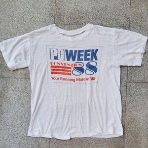 Vintage 1988 PCWEEK Convention Shirt Single stitch Computer Tech